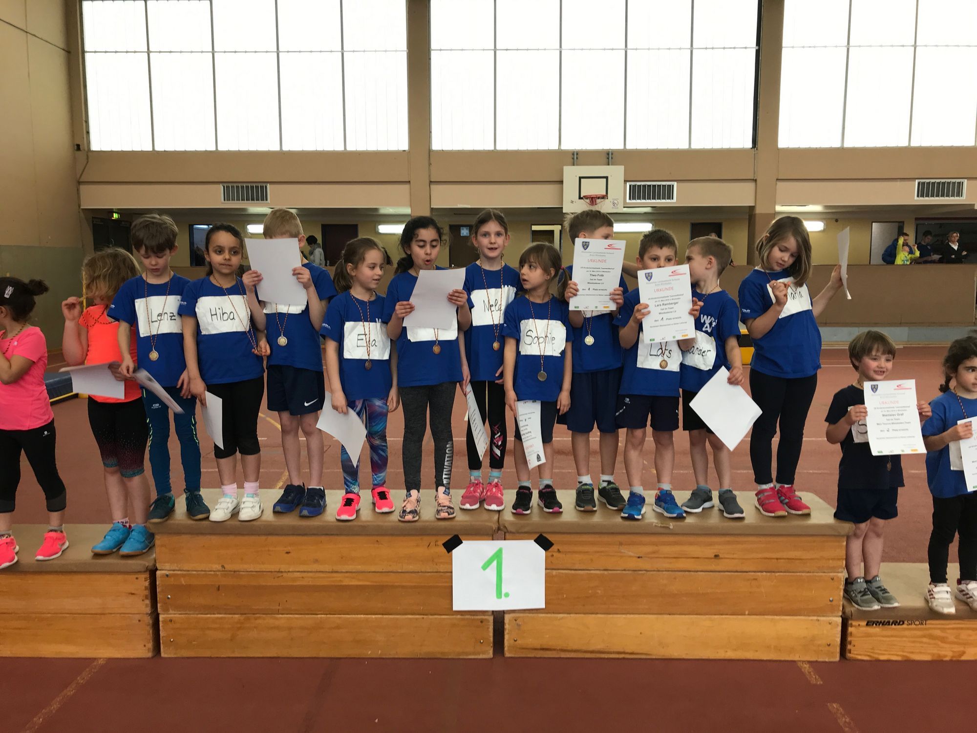 Impressionen vom Kinderleichtathletik-Teamwetbewerb der U8 am 10.03.19