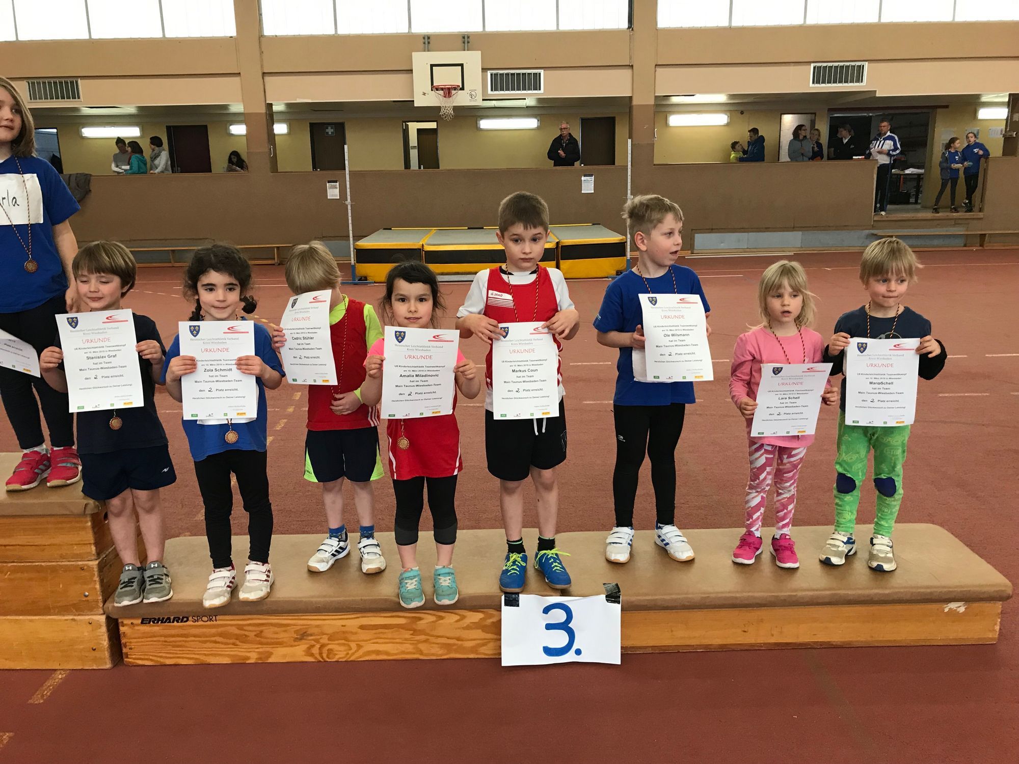 Impressionen vom Kinderleichtathletik-Teamwetbewerb der U8 am 10.03.19