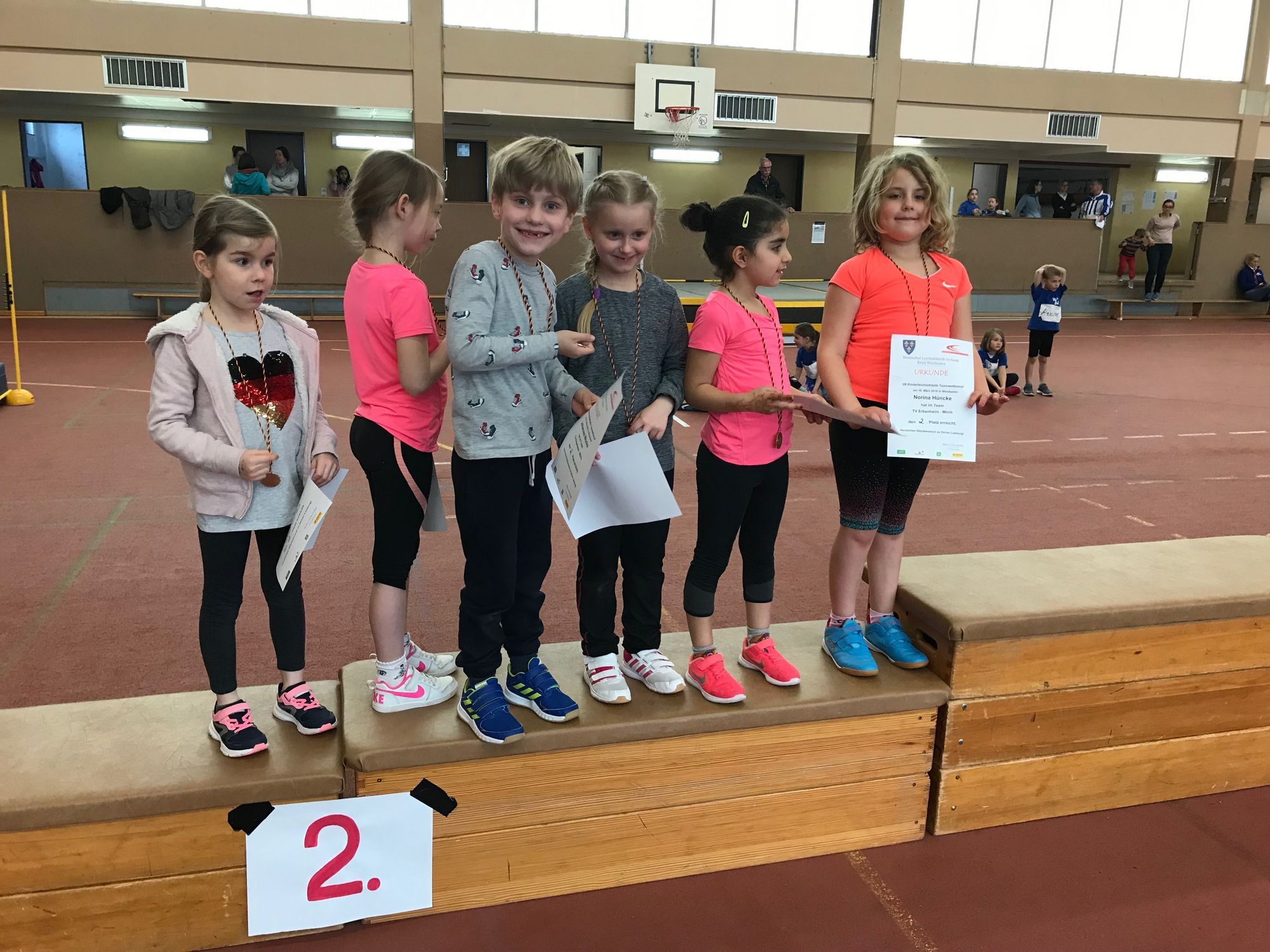 Impressionen vom Kinderleichtathletik-Teamwetbewerb der U8 am 10.03.19